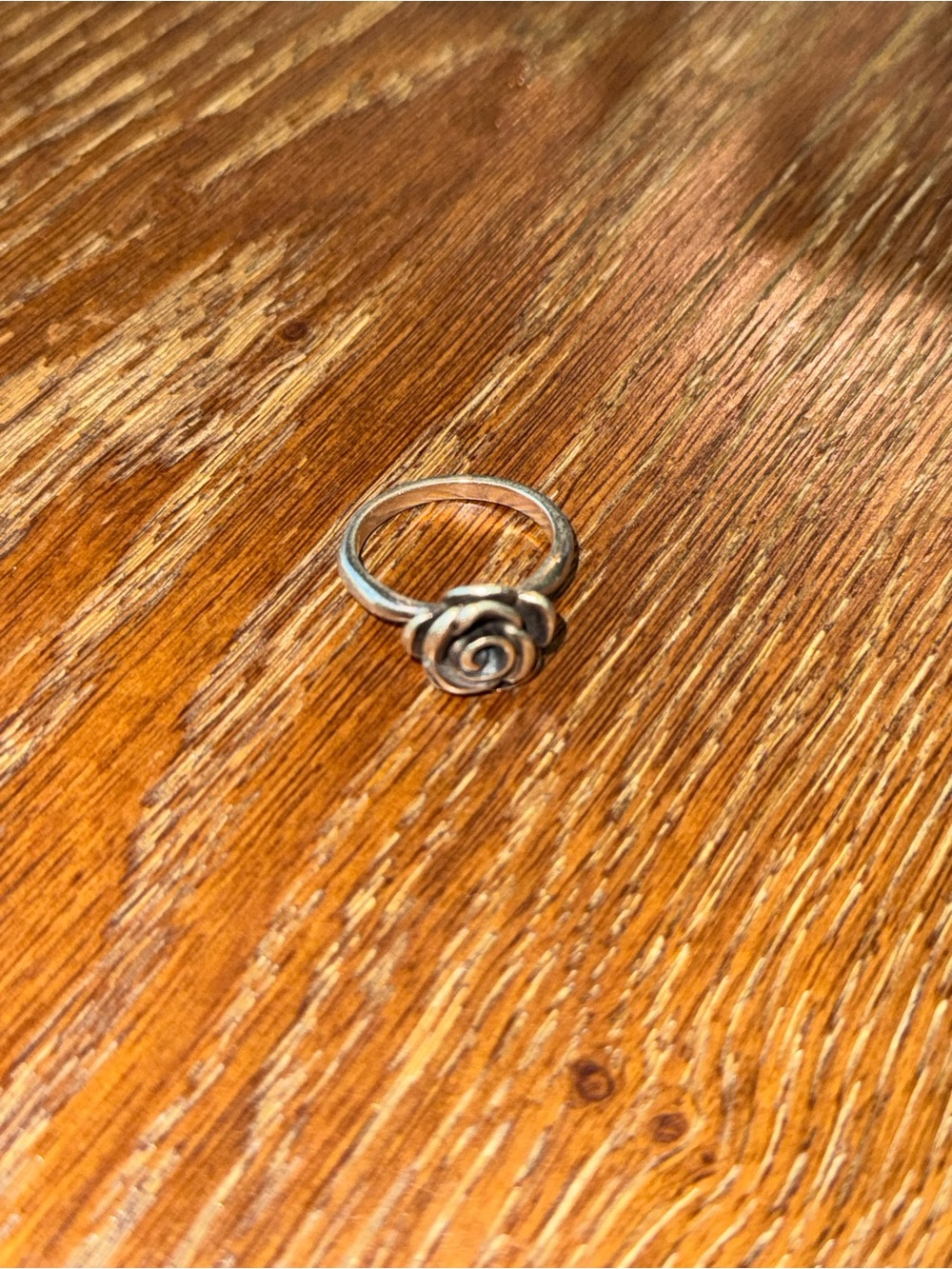 James Avery Silver Rose Ring
